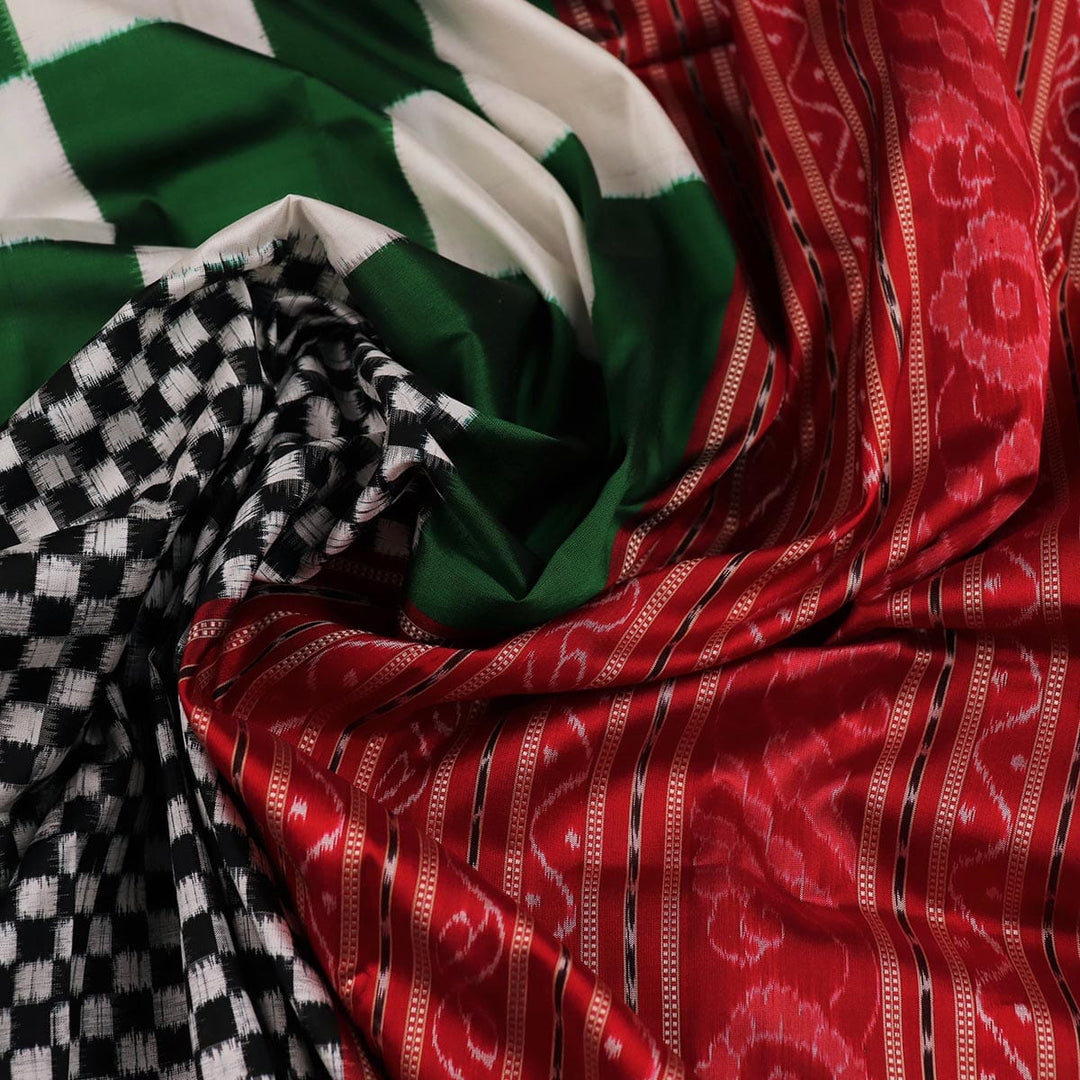 Handloom Sambalpuri Ikkat Silk Saree Handloom Saree_Sambalpuri Silk Priyadarshini Handloom