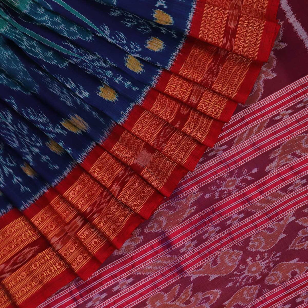 Handloom Sambalpuri Ikkat Silk Saree Handloom Saree_Sambalpuri Silk Priyadarshini Handloom