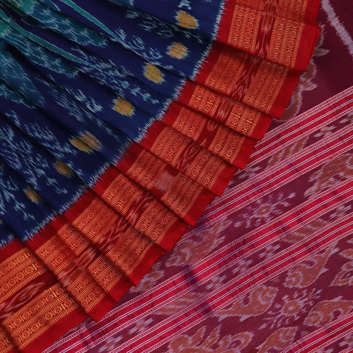 Handloom Sambalpuri Ikkat Silk Saree Handloom Saree_Sambalpuri Silk Priyadarshini Handloom