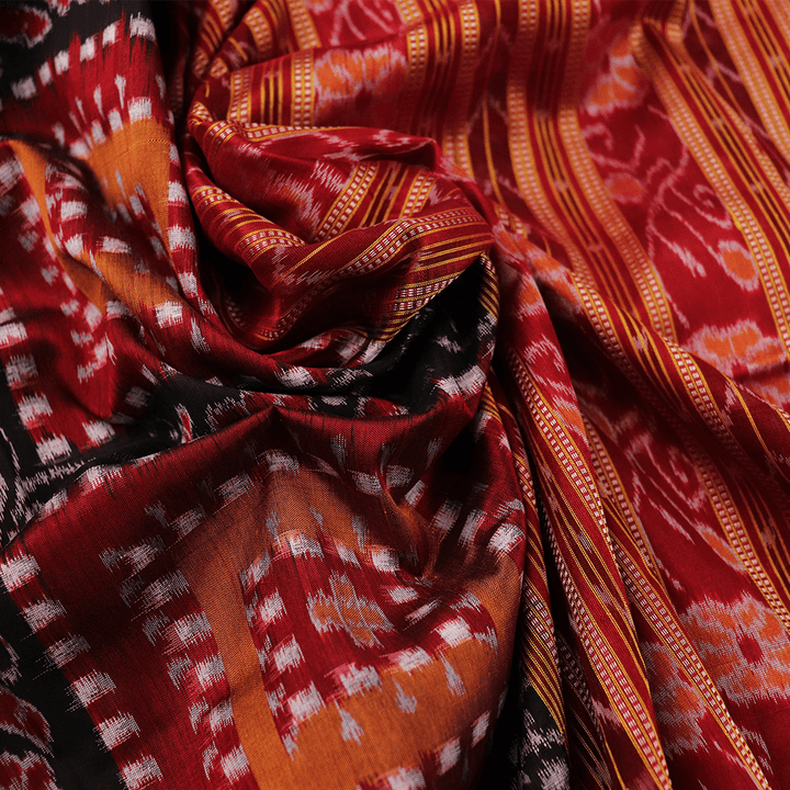 Handloom Sambalpuri Ikkat Silk Saree Handloom Saree_Sambalpuri Silk Priyadarshini Handloom