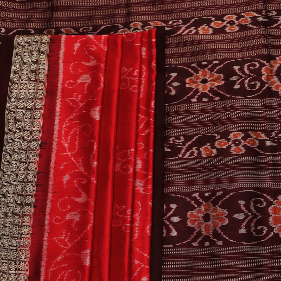 Handloom Sambalpuri Ikkat Silk Saree Handloom Saree_Sambalpuri Silk Priyadarshini Handloom