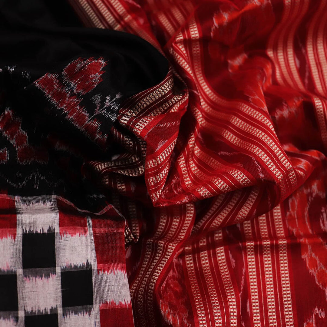 Handloom Sambalpuri Ikkat Silk Saree Handloom Saree_Sambalpuri Silk Priyadarshini Handloom
