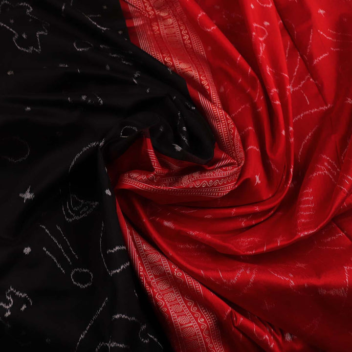 Handloom Sambalpuri Ikkat Silk Saree Handloom Saree_Sambalpuri Silk Priyadarshini Handloom