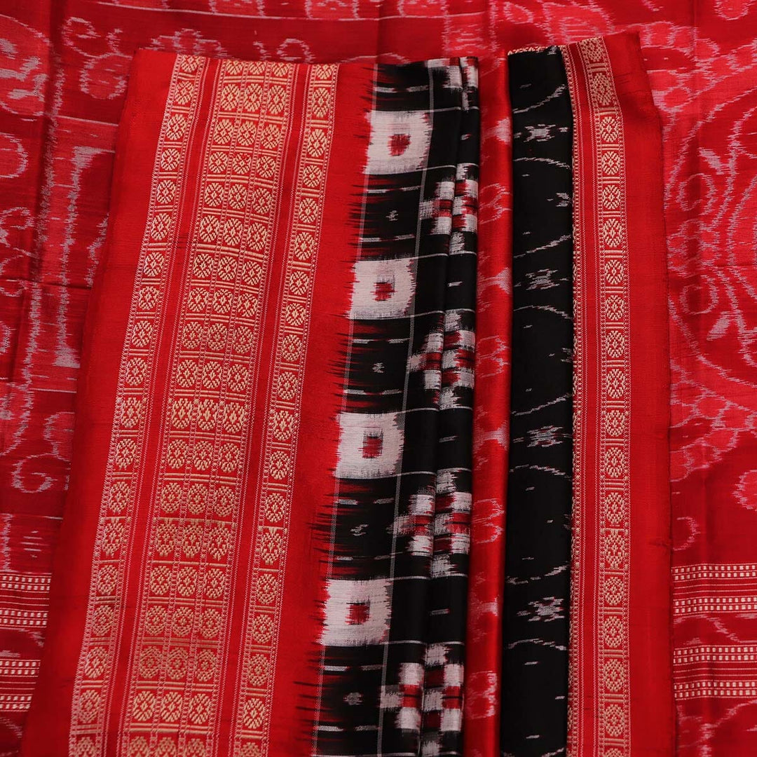 Handloom Sambalpuri Ikkat Silk Saree Handloom Saree_Sambalpuri Silk Priyadarshini Handloom