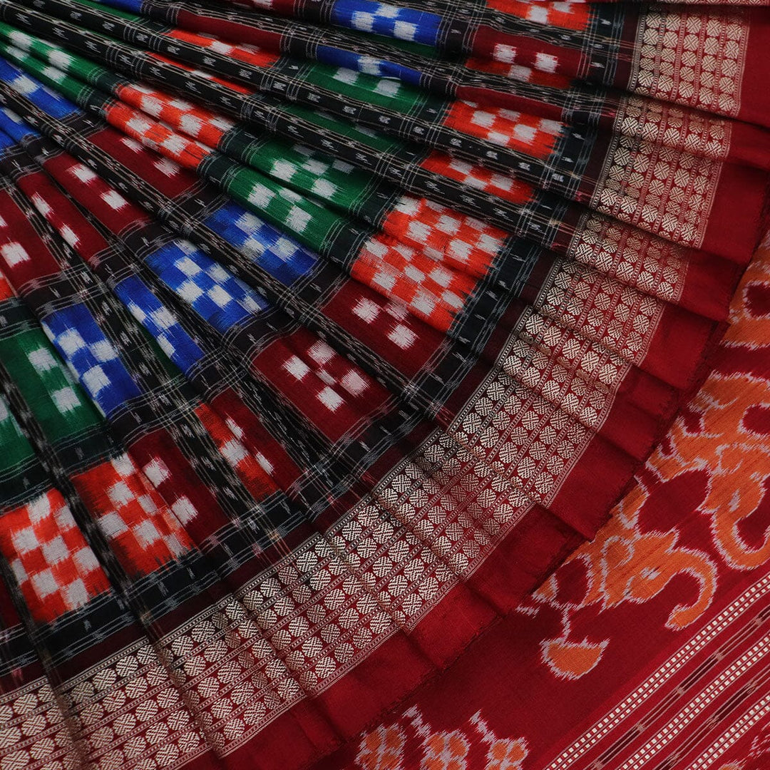 Handloom Sambalpuri Ikkat Silk Saree Handloom Saree_Sambalpuri Silk Priyadarshini Handloom