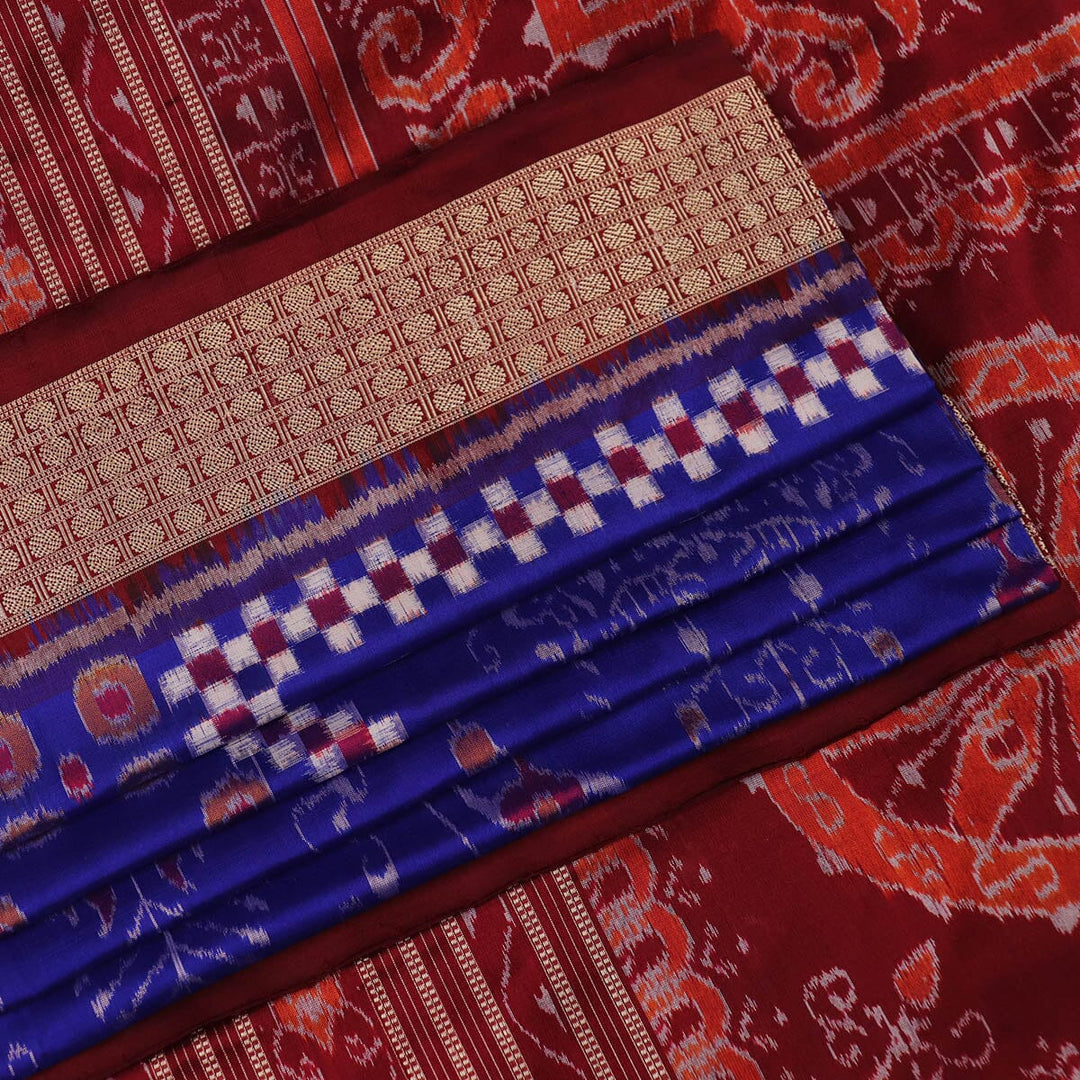 Handloom Sambalpuri Ikkat Silk Saree Handloom Saree_Sambalpuri Silk Priyadarshini Handloom