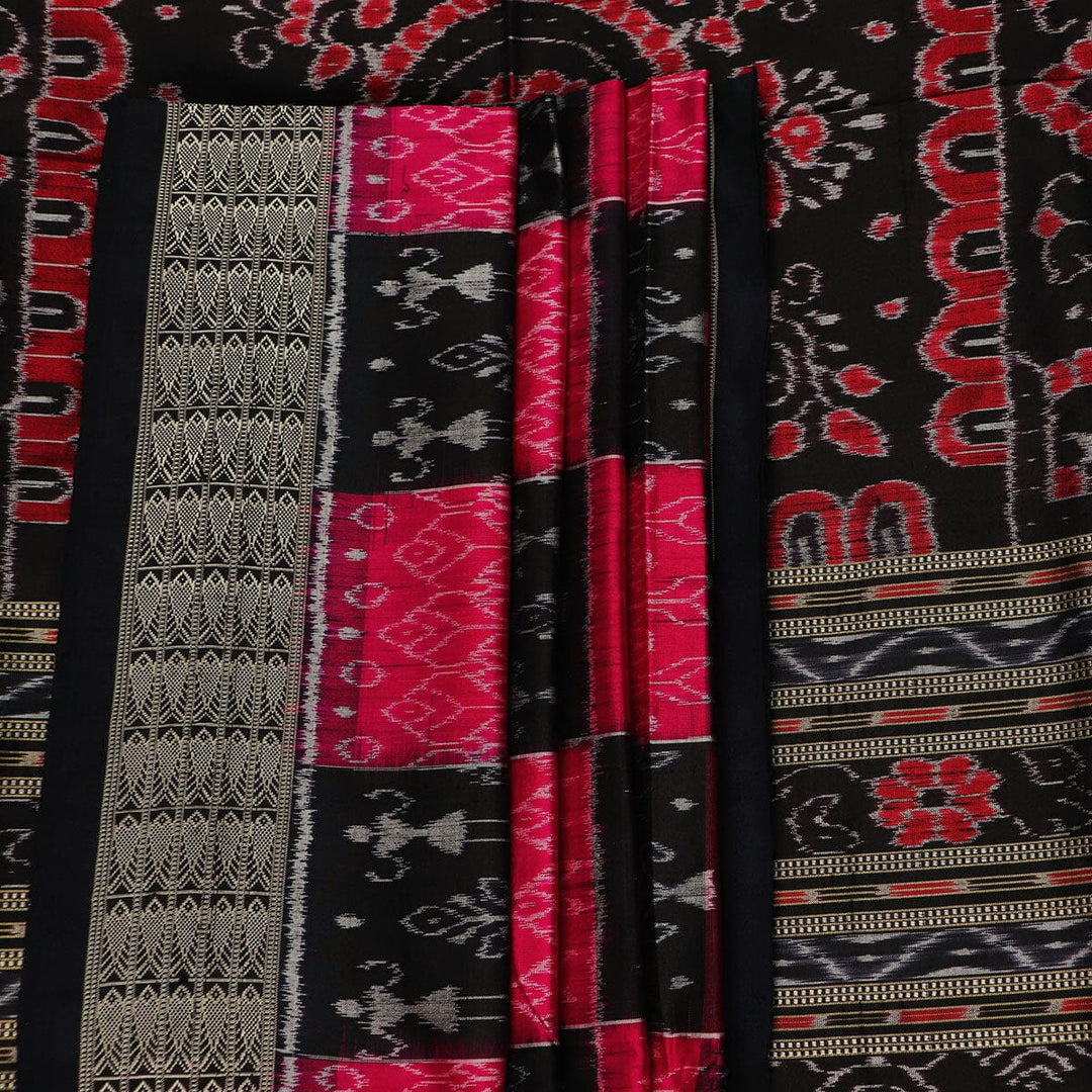 Handloom Sambalpuri Ikkat Silk Saree Handloom Saree_Sambalpuri Silk Priyadarshini Handloom