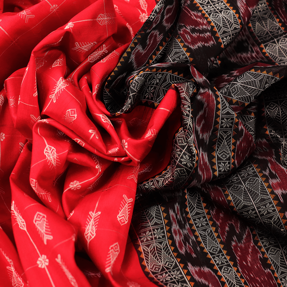 Handloom Sambalpuri Ikkat Silk Saree Handloom Saree_Sambalpuri Silk Priyadarshini Handloom