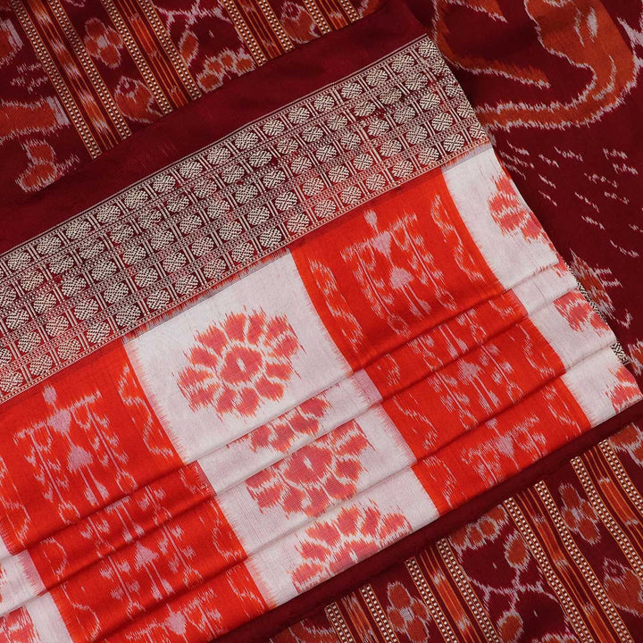 Handloom Sambalpuri Ikkat Silk Saree Handloom Saree_Sambalpuri Silk Priyadarshini Handloom
