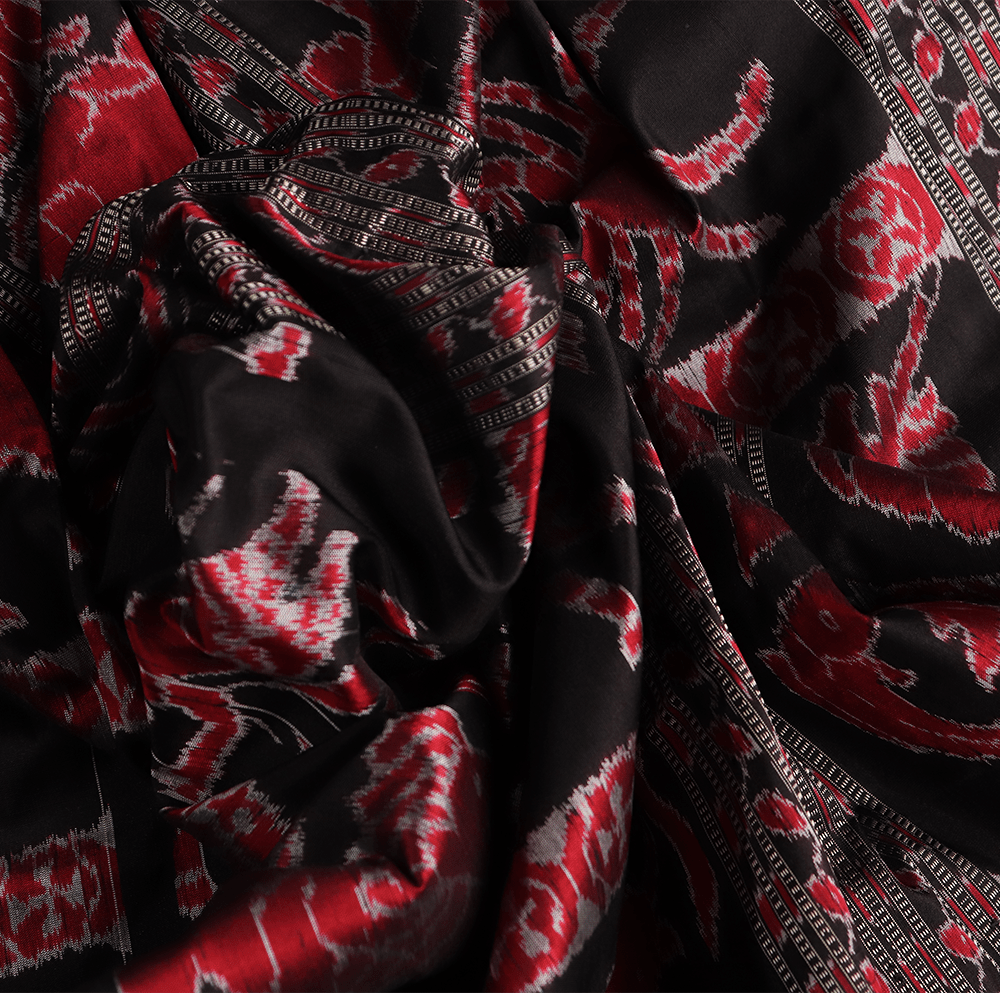 Handloom Sambalpuri Ikkat Silk Saree Handloom Saree_Sambalpuri Silk Priyadarshini Handloom