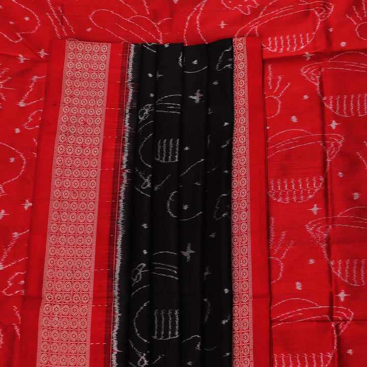 Handloom Sambalpuri Ikkat Silk Saree Handloom Saree_Sambalpuri Silk Priyadarshini Handloom