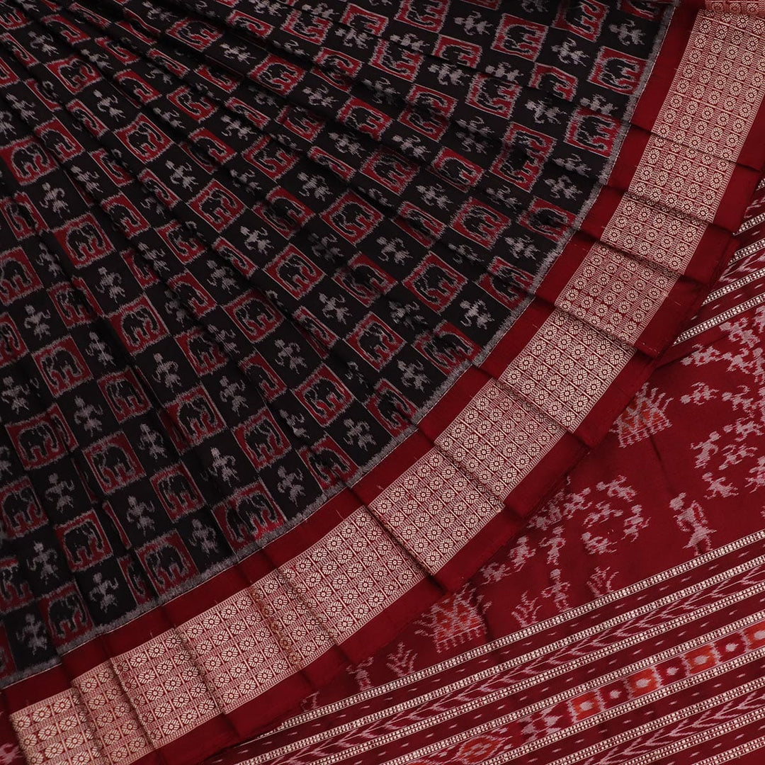 Handloom Sambalpuri Ikkat Silk Saree Handloom Saree_Sambalpuri Silk Priyadarshini Handloom