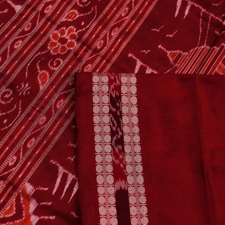 Handloom Sambalpuri Ikkat Silk Saree Handloom Saree_Sambalpuri Silk Priyadarshini Handloom