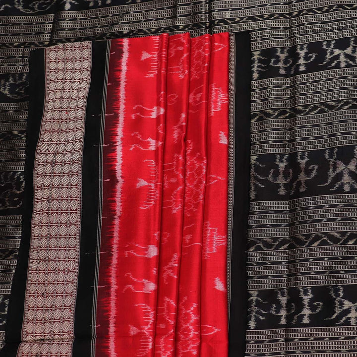 Handloom Sambalpuri Ikkat Silk Saree Handloom Saree_Sambalpuri Silk Priyadarshini Handloom