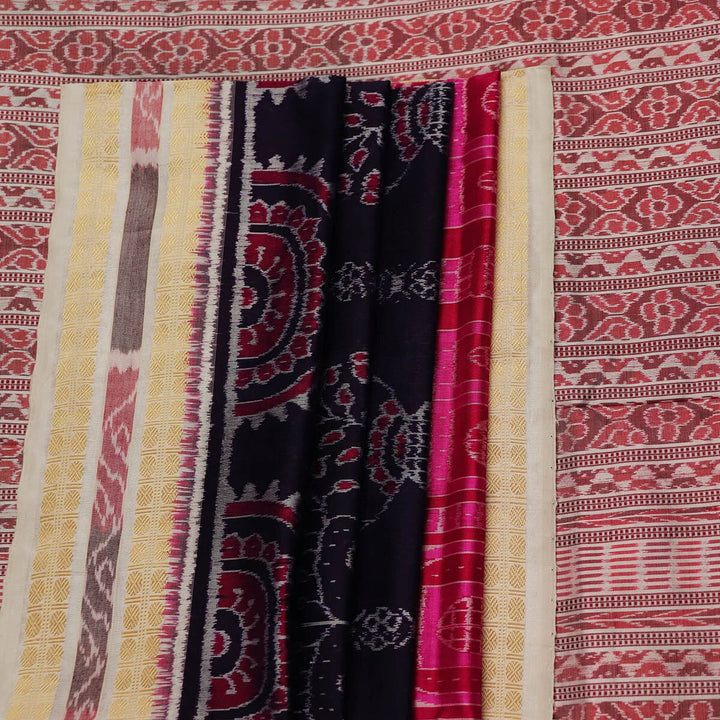 Handloom Sambalpuri Ikkat Silk Saree Handloom Saree_Sambalpuri Silk Priyadarshini Handloom