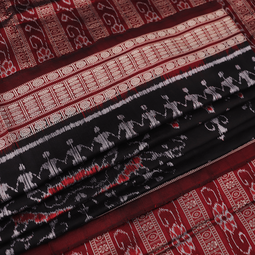 Handloom Sambalpuri Ikkat Silk Saree Handloom Saree_Sambalpuri Silk Priyadarshini Handloom