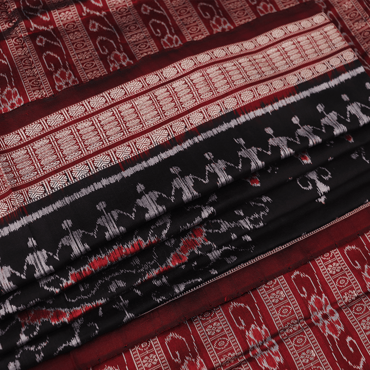 Handloom Sambalpuri Ikkat Silk Saree Handloom Saree_Sambalpuri Silk Priyadarshini Handloom