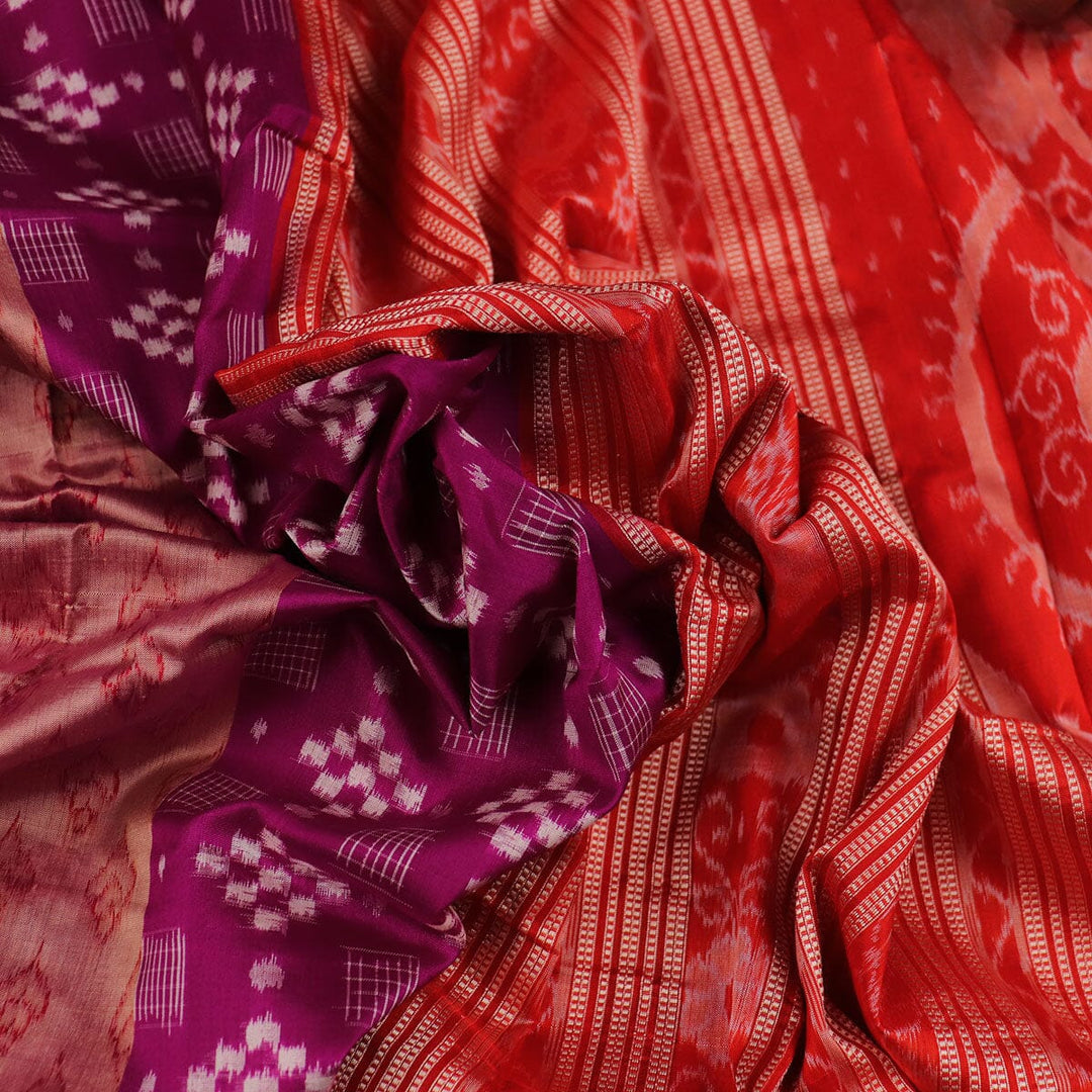 Handloom Sambalpuri Ikkat Silk Saree Handloom Saree_Sambalpuri Silk Priyadarshini Handloom
