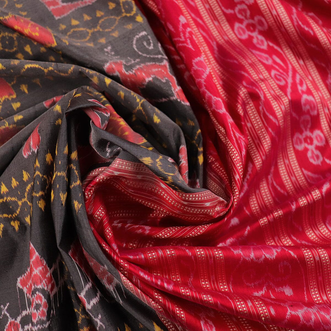 Handloom Sambalpuri Ikkat Silk Saree Handloom Saree_Sambalpuri Silk Priyadarshini Handloom