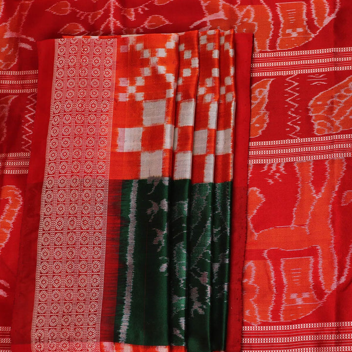 Handloom Sambalpuri Ikkat Silk Saree Handloom Saree_Sambalpuri Silk Priyadarshini Handloom