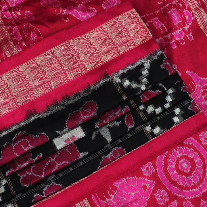 Handloom Sambalpuri Ikkat Silk Saree Handloom Saree_Sambalpuri Silk Priyadarshini Handloom 