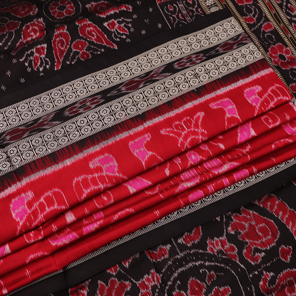 Handloom Sambalpuri Ikkat Silk Saree Handloom Saree_Sambalpuri Silk Priyadarshini Handloom