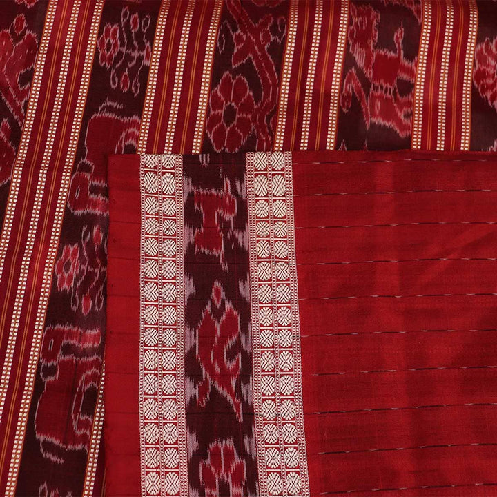 Handloom Sambalpuri Ikkat Silk Saree Handloom Saree_Sambalpuri Silk Priyadarshini Handloom