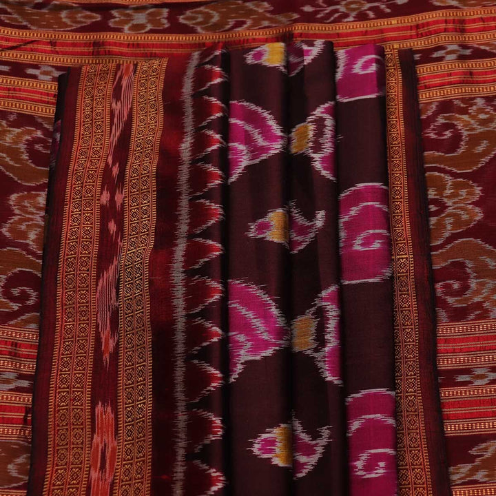 Handloom Sambalpuri Ikkat Silk Saree Handloom Saree_Sambalpuri Silk Priyadarshini Handloom