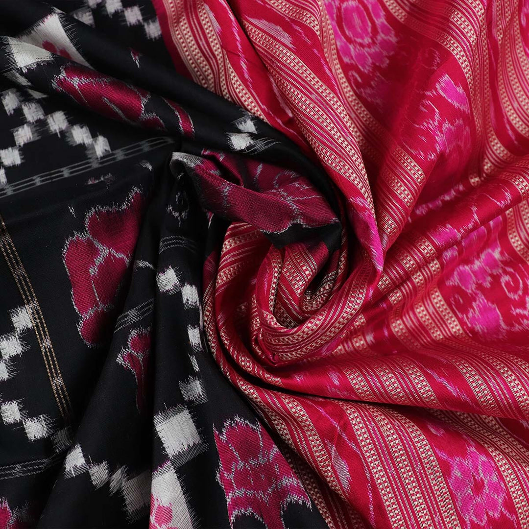 Handloom Sambalpuri Ikkat Silk Saree Handloom Saree_Sambalpuri Silk Priyadarshini Handloom