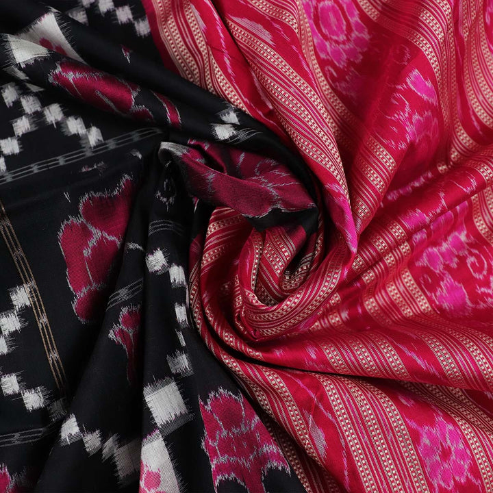 Handloom Sambalpuri Ikkat Silk Saree Handloom Saree_Sambalpuri Silk Priyadarshini Handloom