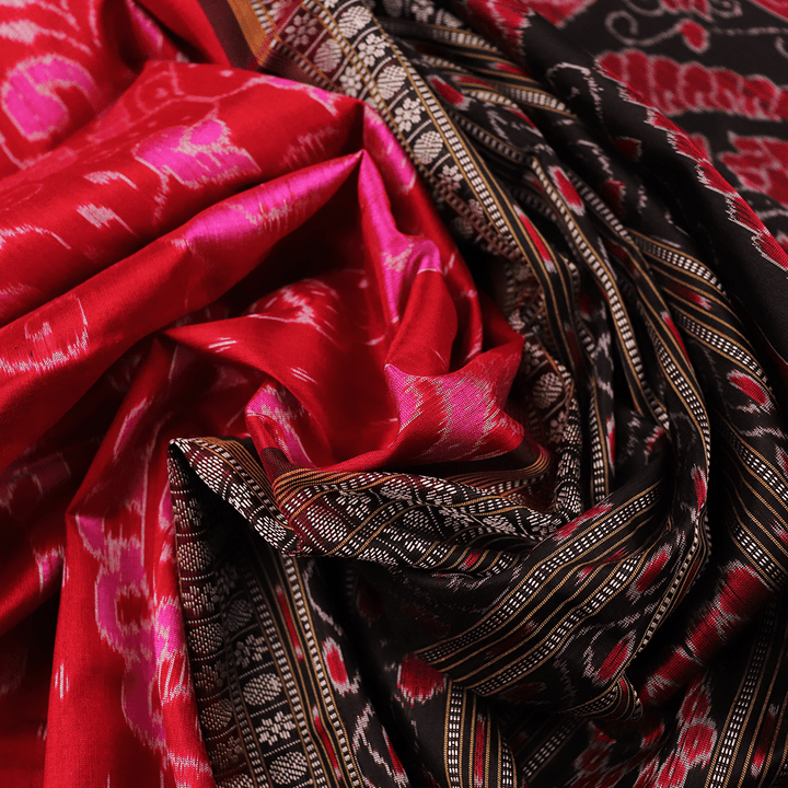 Handloom Sambalpuri Ikkat Silk Saree Handloom Saree_Sambalpuri Silk Priyadarshini Handloom