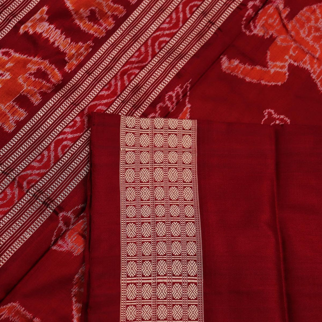 Handloom Sambalpuri Ikkat Silk Saree Handloom Saree_Sambalpuri Silk Priyadarshini Handloom