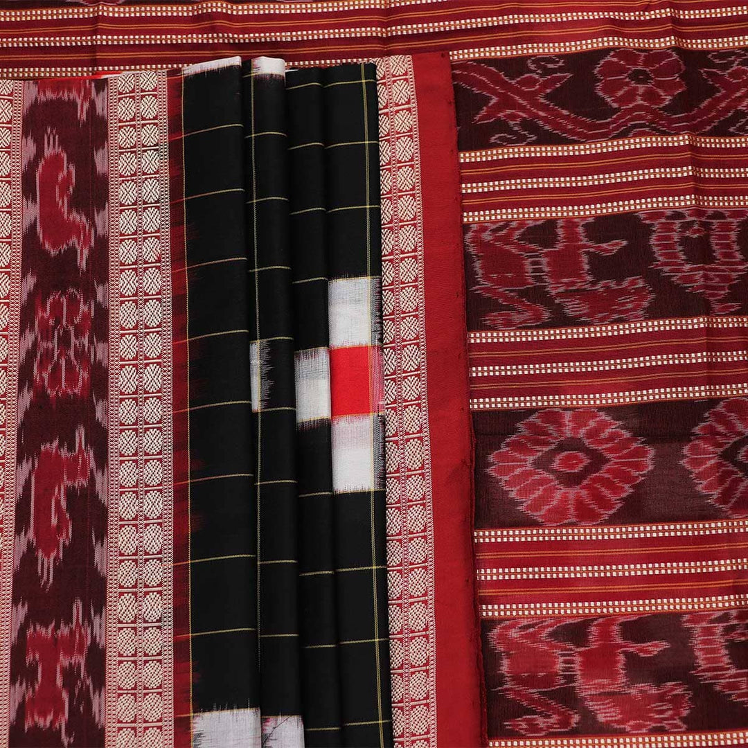 Handloom Sambalpuri Ikkat Silk Saree Handloom Saree_Sambalpuri Silk Priyadarshini Handloom
