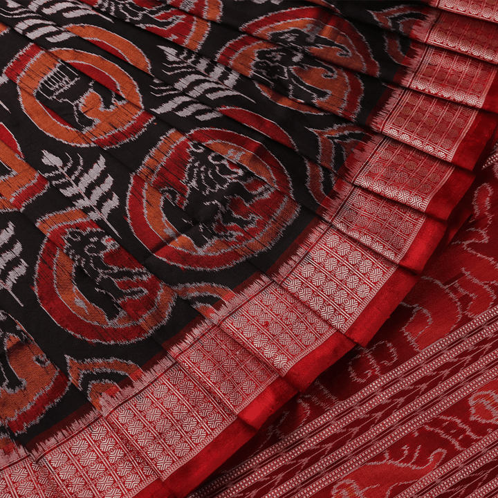 Handloom Sambalpuri Ikkat Silk Saree Handloom Saree_Sambalpuri Silk Priyadarshini Handloom