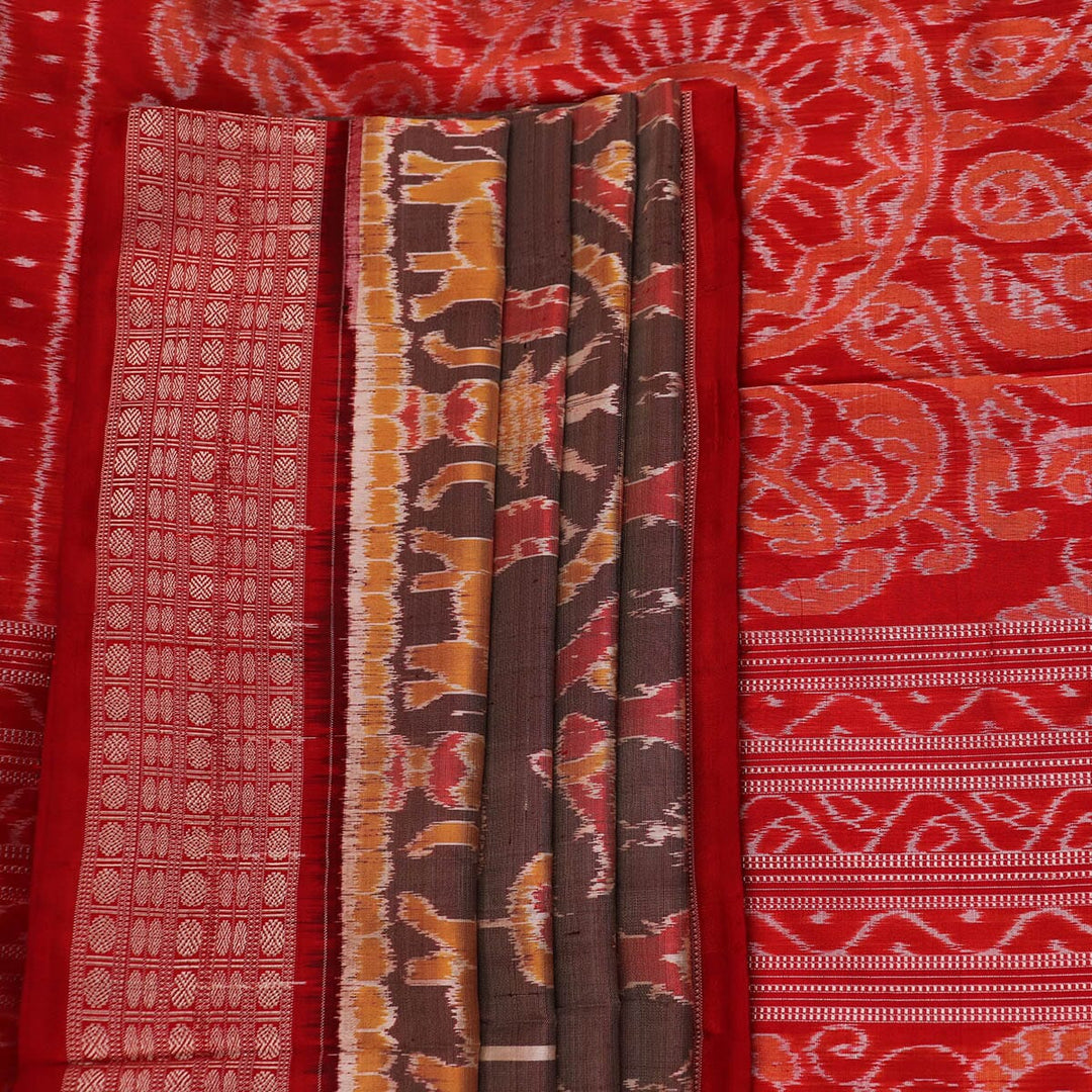 Handloom Sambalpuri Ikkat Silk Saree Handloom Saree_Sambalpuri Silk Priyadarshini Handloom