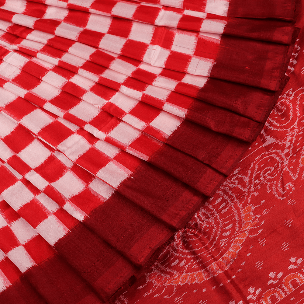 Handloom Sambalpuri Ikkat Silk Saree Handloom Saree_Sambalpuri Silk Priyadarshini Handloom 