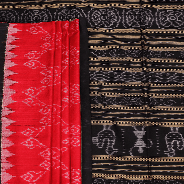 Handloom Sambalpuri Ikkat Silk Saree Handloom Saree_Sambalpuri Silk Priyadarshini Handloom