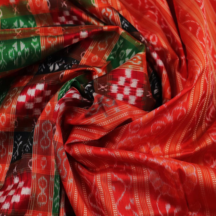 Handloom Sambalpuri Ikkat Silk Saree Handloom Saree_Sambalpuri Silk Priyadarshini Handloom