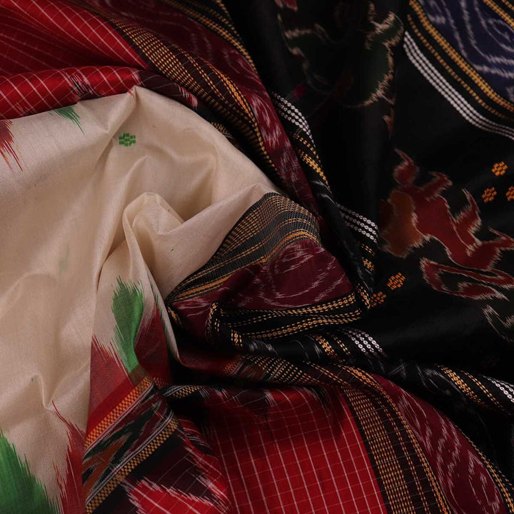 Handloom Sambalpuri Ikkat Silk Saree Handloom Saree_Sambalpuri Silk Priyadarshini Handloom