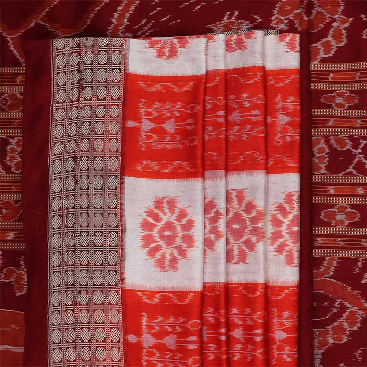 Handloom Sambalpuri Ikkat Silk Saree Handloom Saree_Sambalpuri Silk Priyadarshini Handloom 