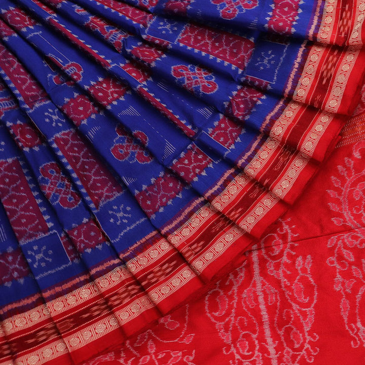 Handloom Sambalpuri Ikkat Silk Saree Handloom Saree_Sambalpuri Silk Priyadarshini Handloom