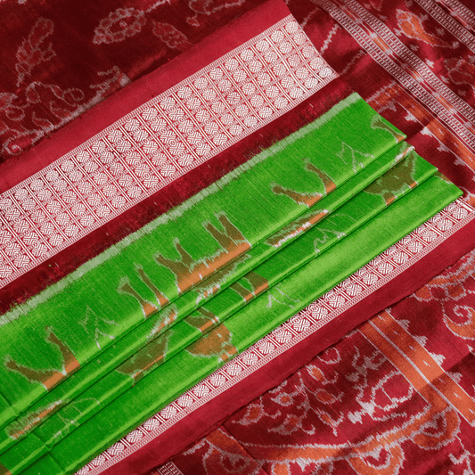 Handloom Sambalpuri Ikkat Silk Saree Handloom Saree_Sambalpuri Silk Priyadarshini Handloom