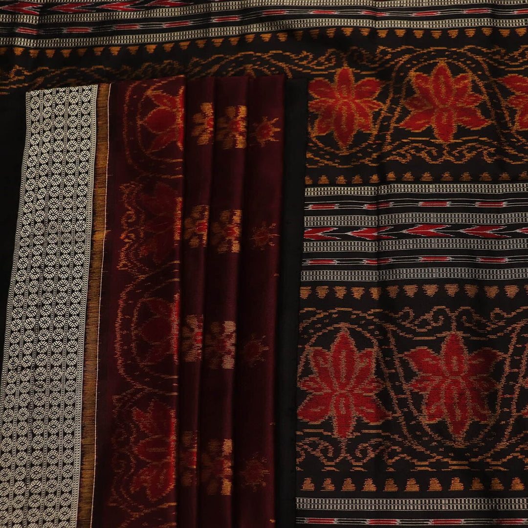 Handloom Sambalpuri Ikkat Silk Saree Handloom Saree_Sambalpuri Silk Priyadarshini Handloom