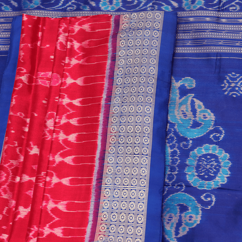 Handloom Sambalpuri Ikkat Silk Saree Handloom Saree_Sambalpuri Silk Priyadarshini Handloom