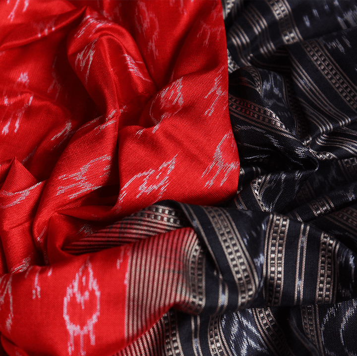 Handloom Sambalpuri Ikkat Silk Saree Handloom Saree_Sambalpuri Silk Priyadarshini Handloom