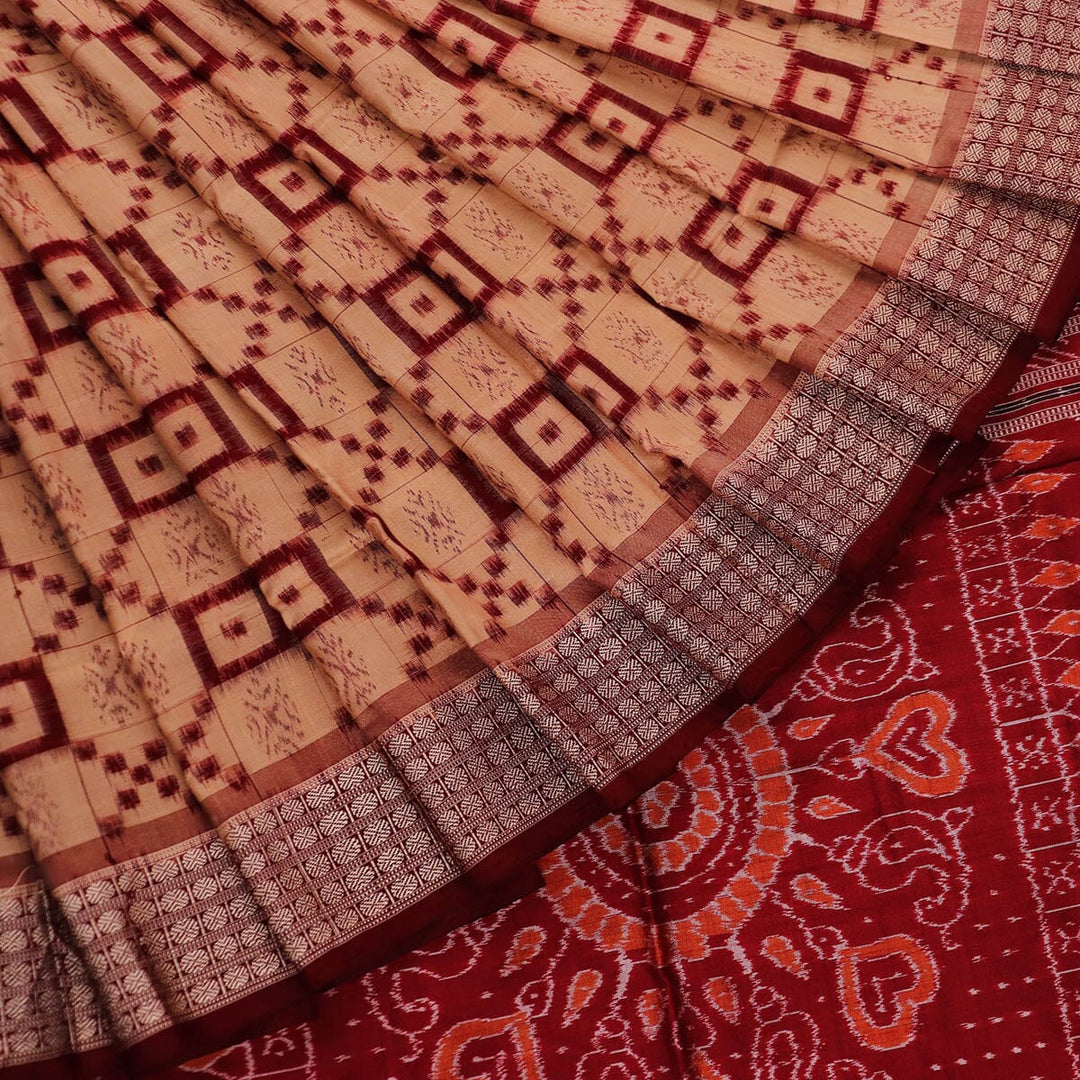 Handloom Sambalpuri Ikkat Silk Saree Handloom Saree_Sambalpuri Silk Priyadarshini Handloom
