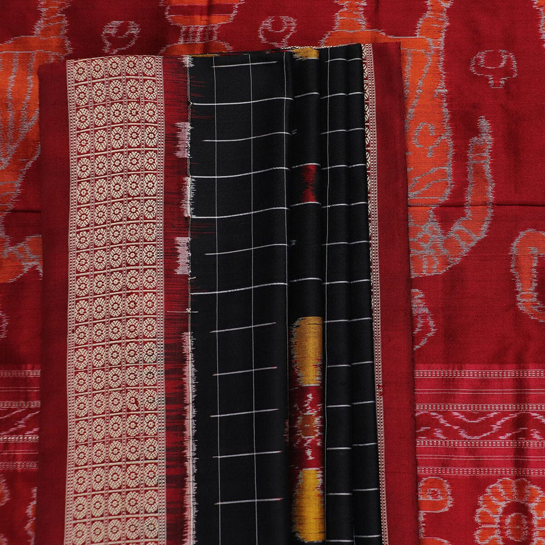 Handloom Sambalpuri Ikkat Silk Saree Handloom Saree_Sambalpuri Silk Priyadarshini Handloom