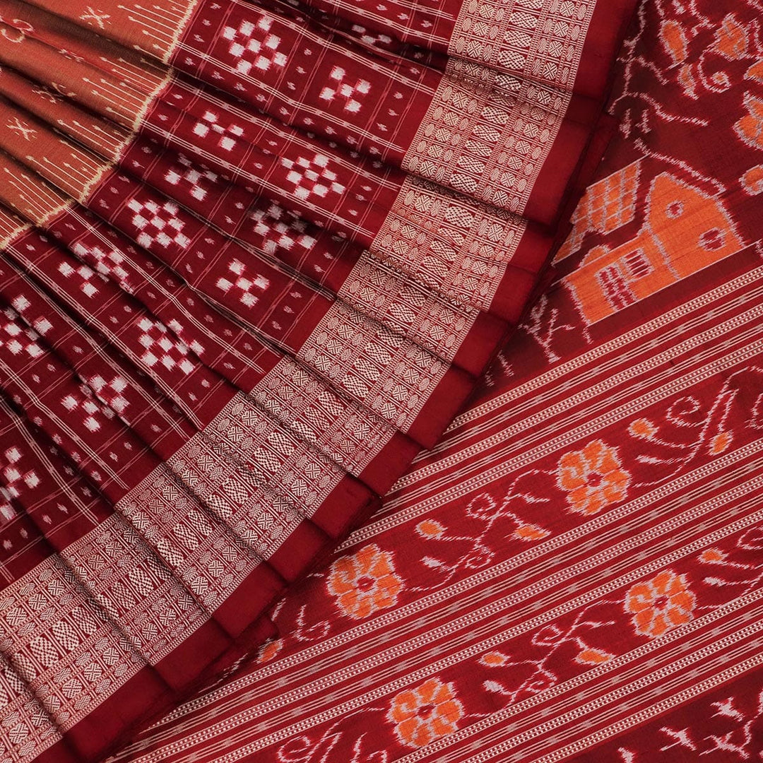 Handloom Sambalpuri Ikkat Silk Saree Handloom Saree_Sambalpuri Silk Priyadarshini Handloom
