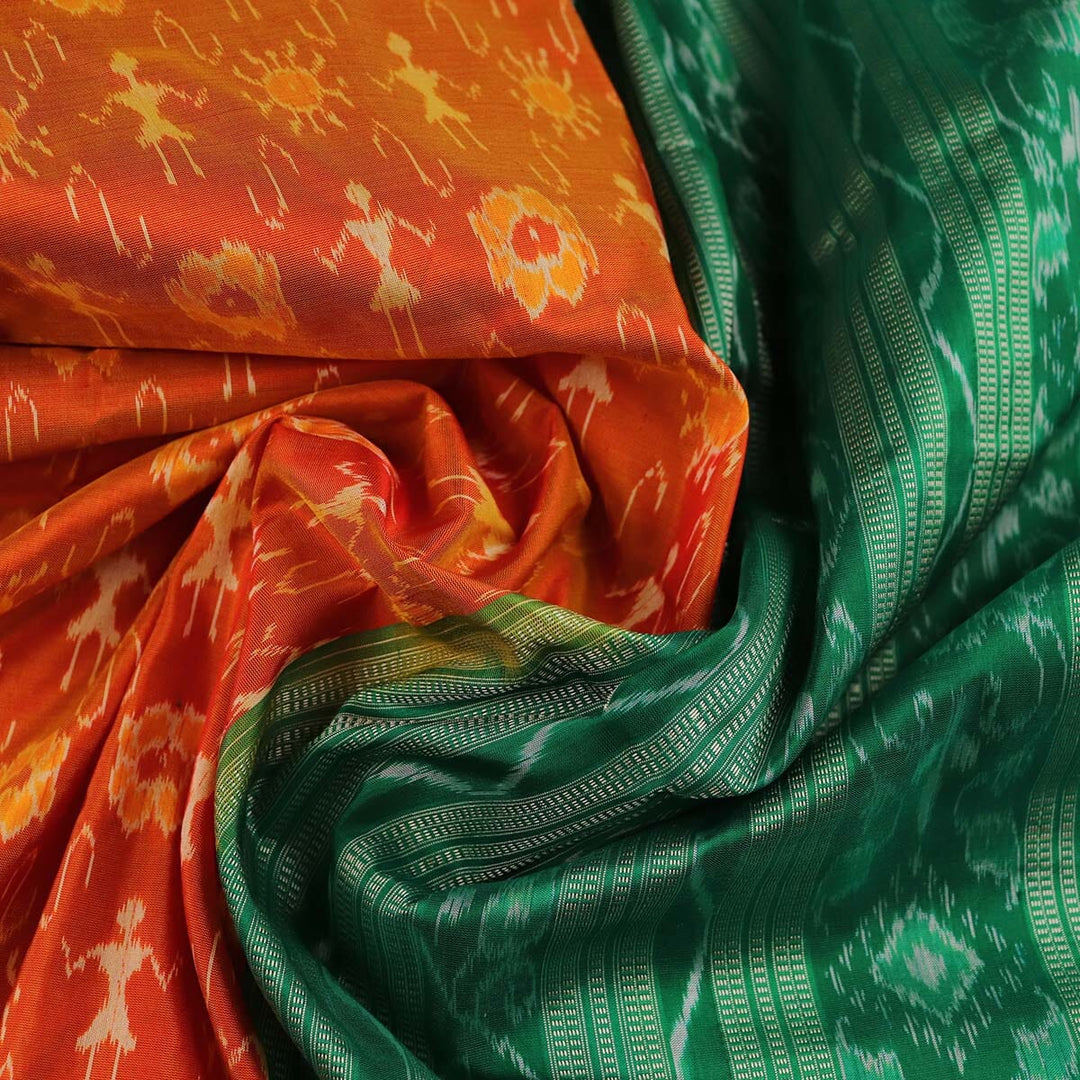 Handloom Sambalpuri Ikkat Silk Saree Handloom Saree_Sambalpuri Silk Priyadarshini Handloom