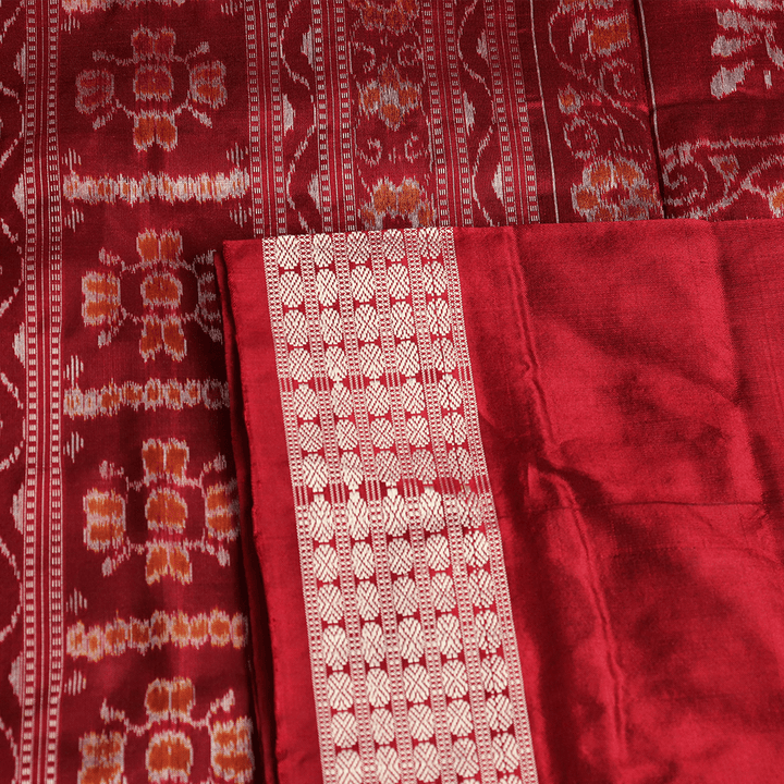 Handloom Sambalpuri Ikkat Silk Saree Handloom Saree_Sambalpuri Silk Priyadarshini Handloom